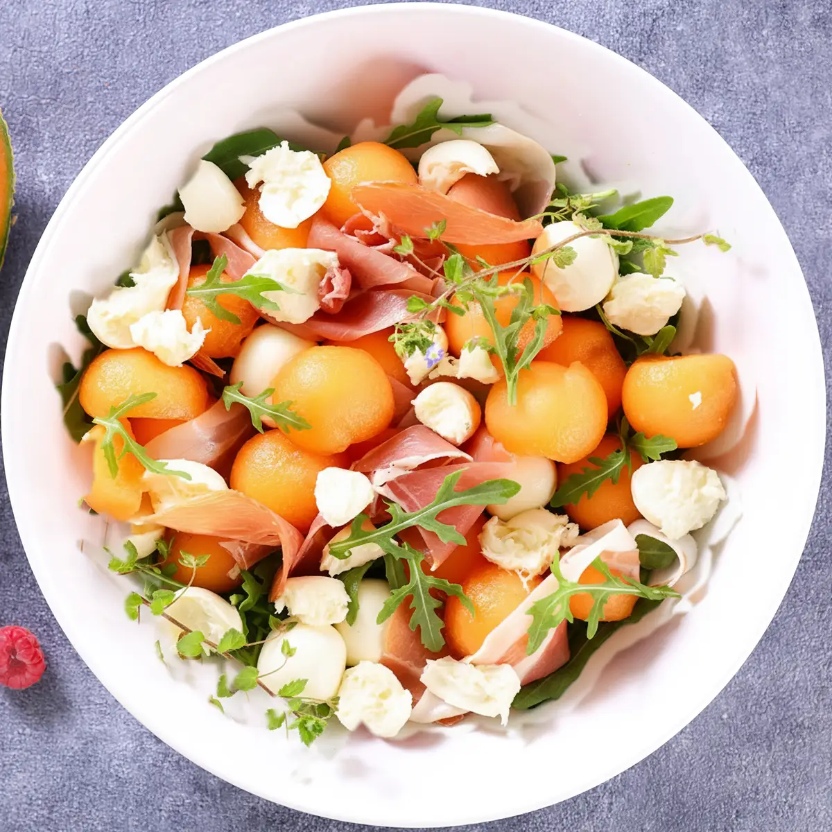 Melonen-Feta-Salat