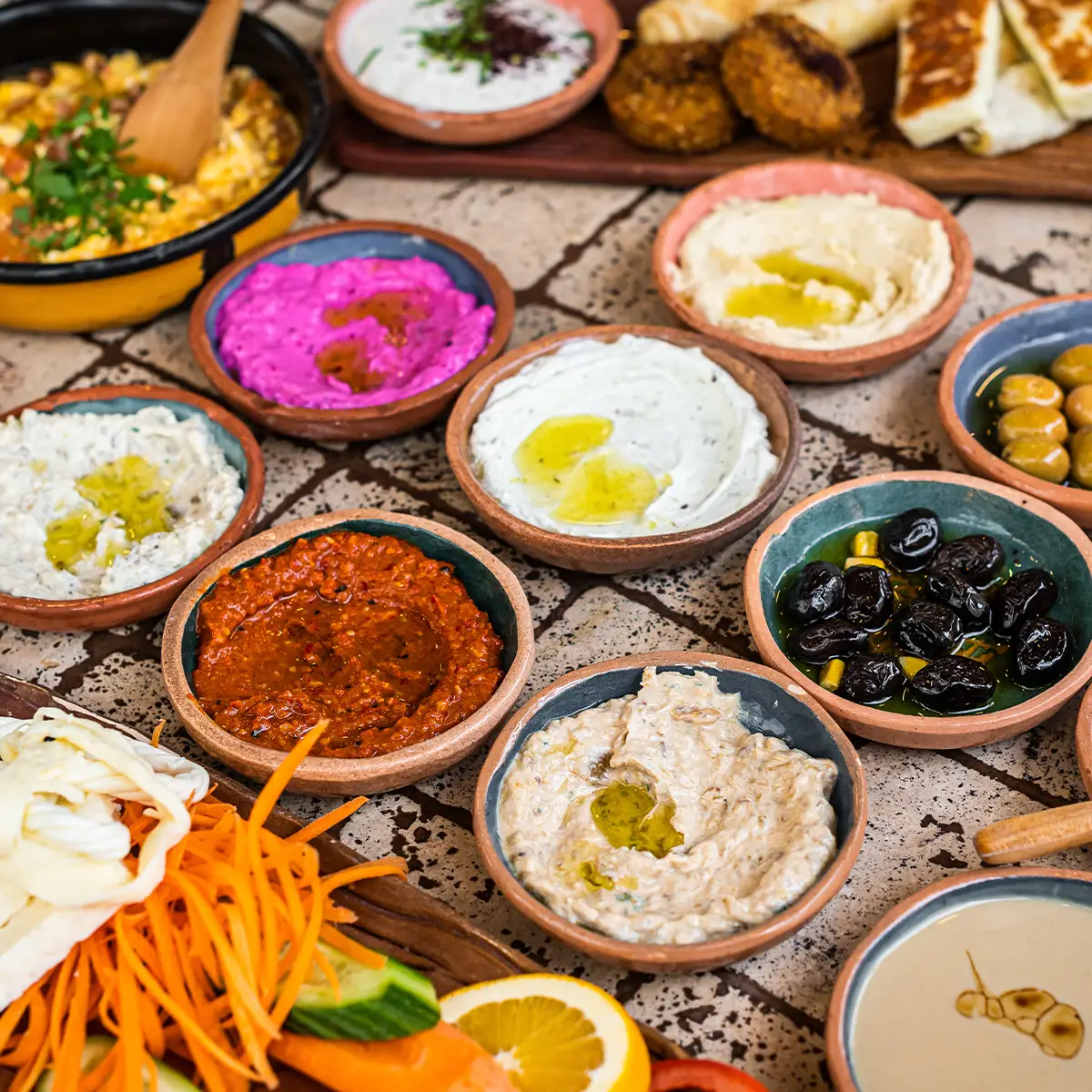 Oriental Mezze Platte