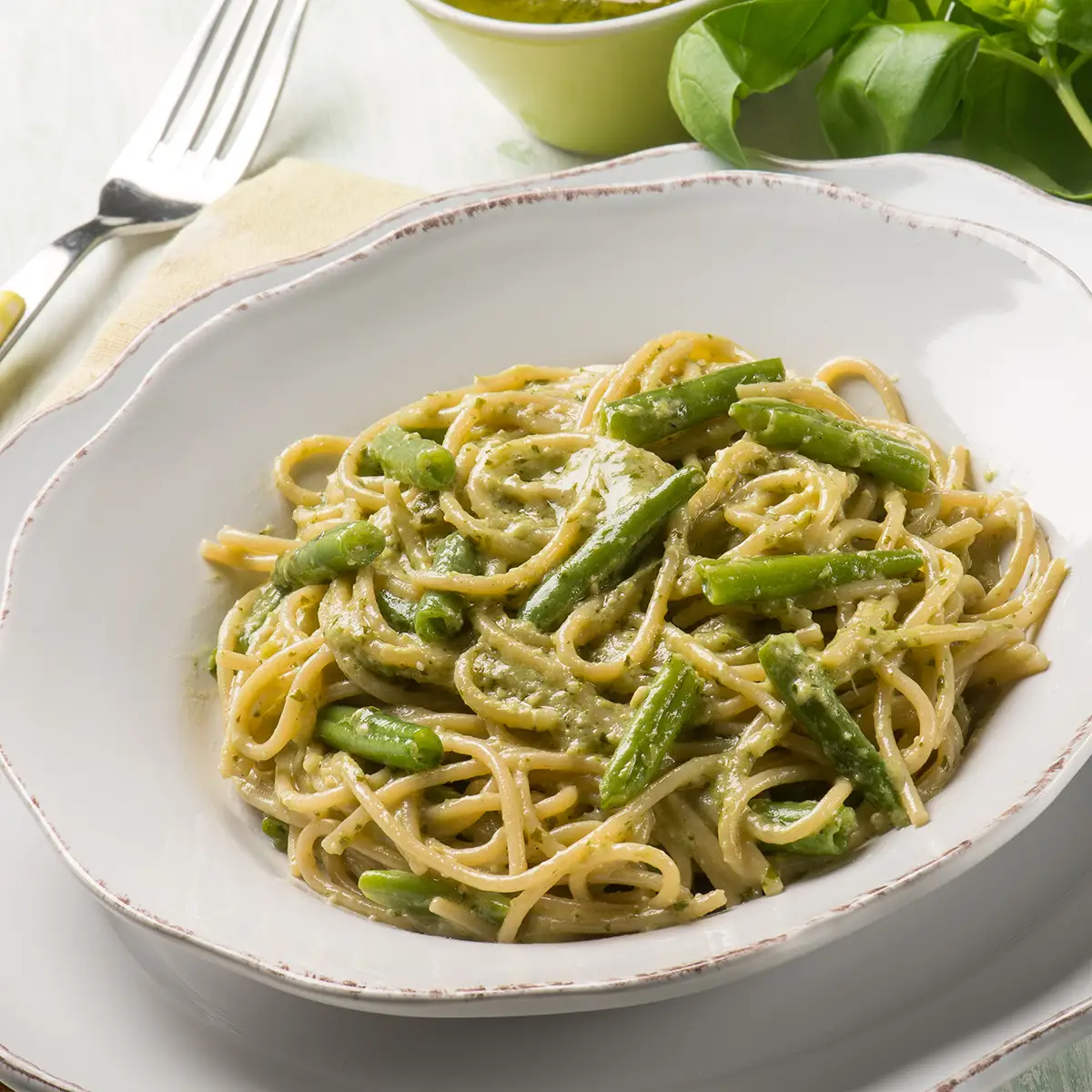 Linguini mit Spargel