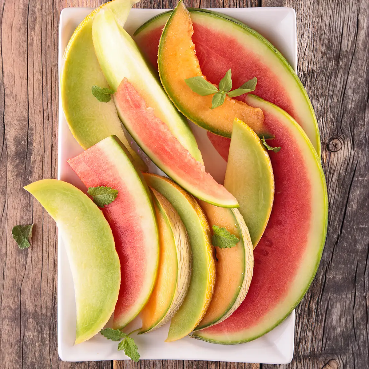 Melonenplatte