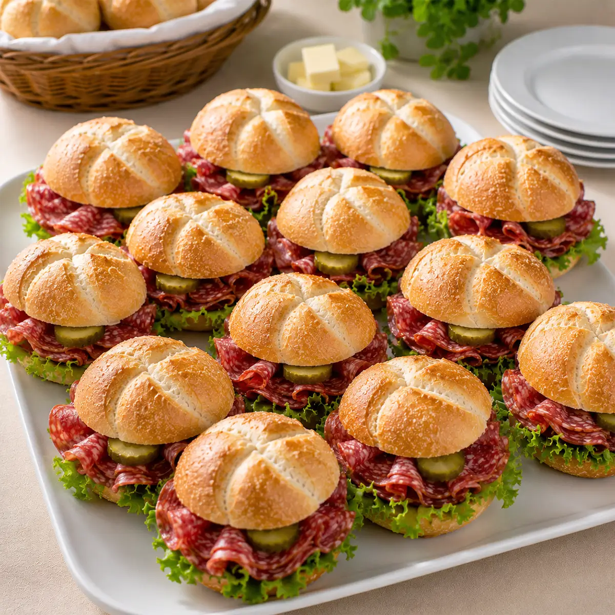 Salamibrötchen
