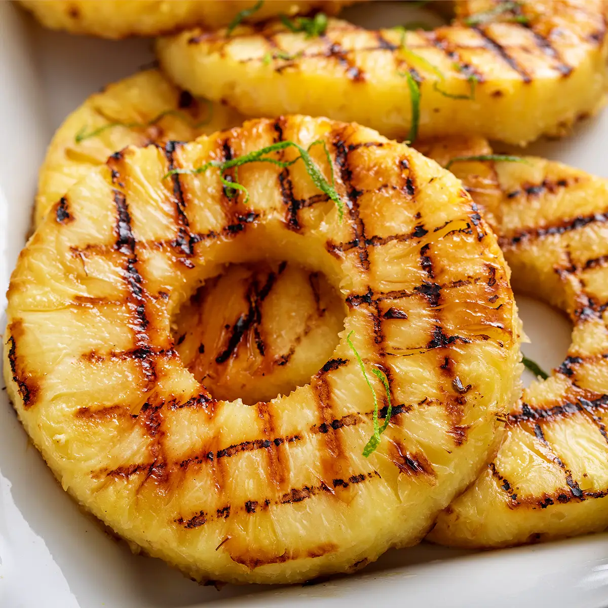 Gegrillte Ananas